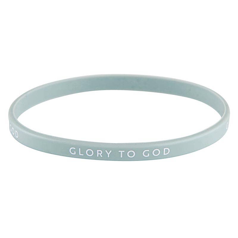 Silicone Bracelet - Glory to God 4pk