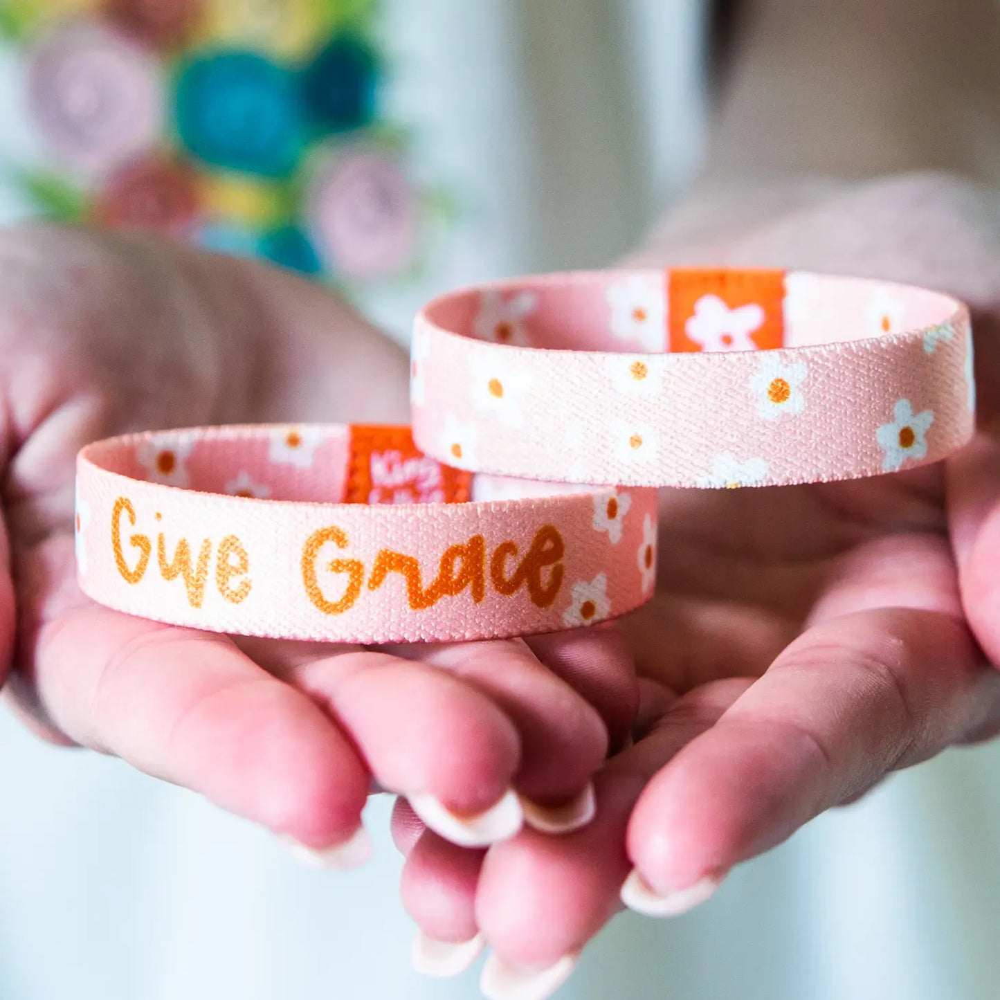 Give Grace - Daisy Stretchy Bracelet