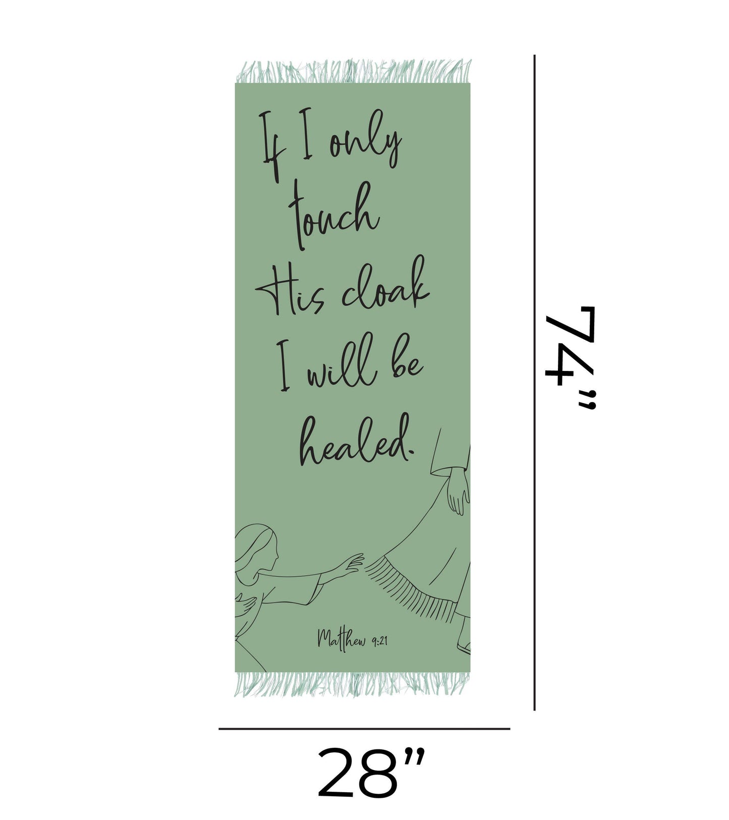 Shawl Fashion Prayer Touch The Robe