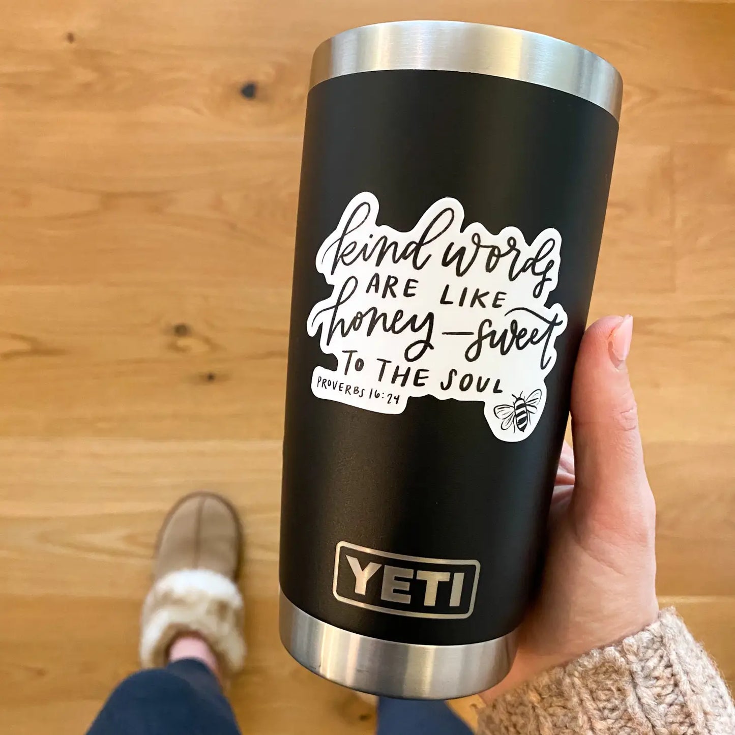 Proverbs 16:24 Sticker - Kind Words Are Like Honey