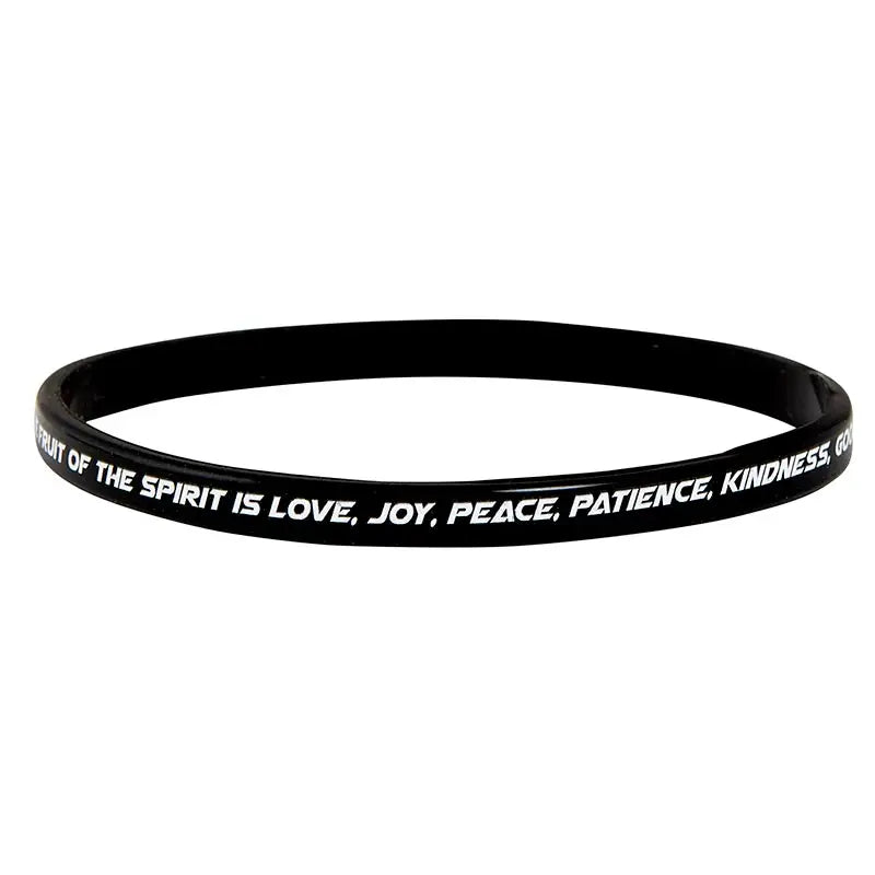 Silicone Bracelet Scripture 4pk