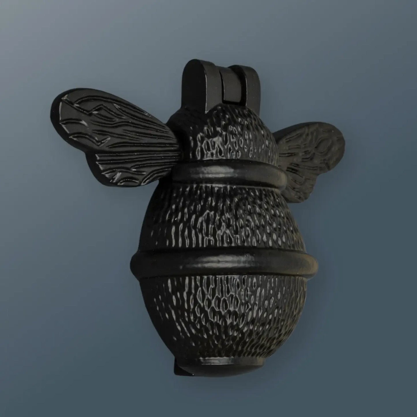 Brass Bee Door Knocker - Black Finish