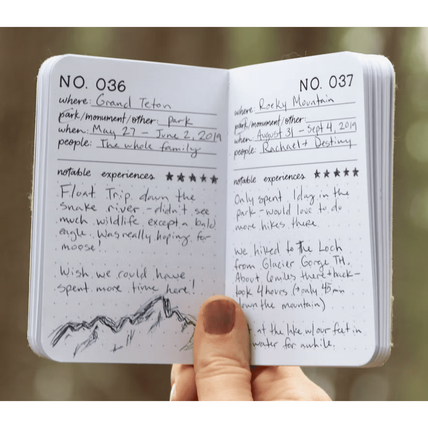 One Hundred National Parks Journal