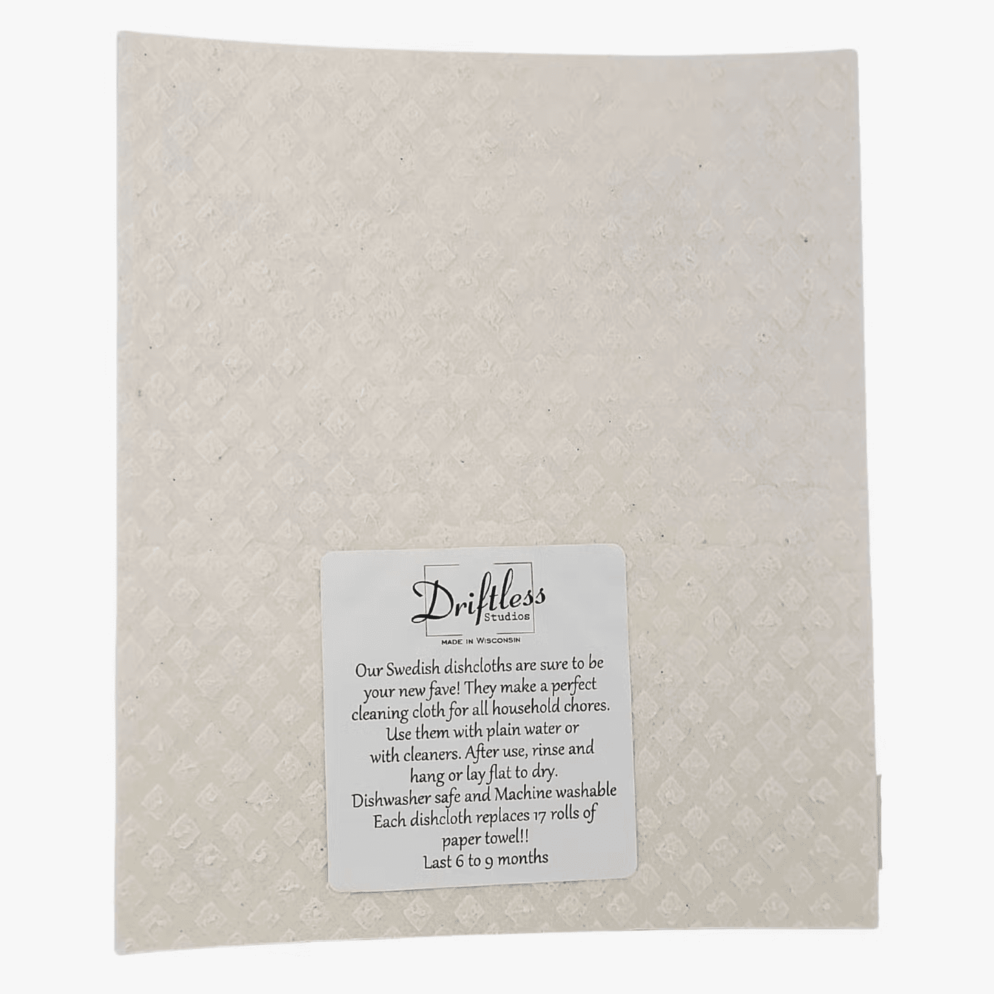 Merry Christmas Ornaments - Swedish Dishcloth