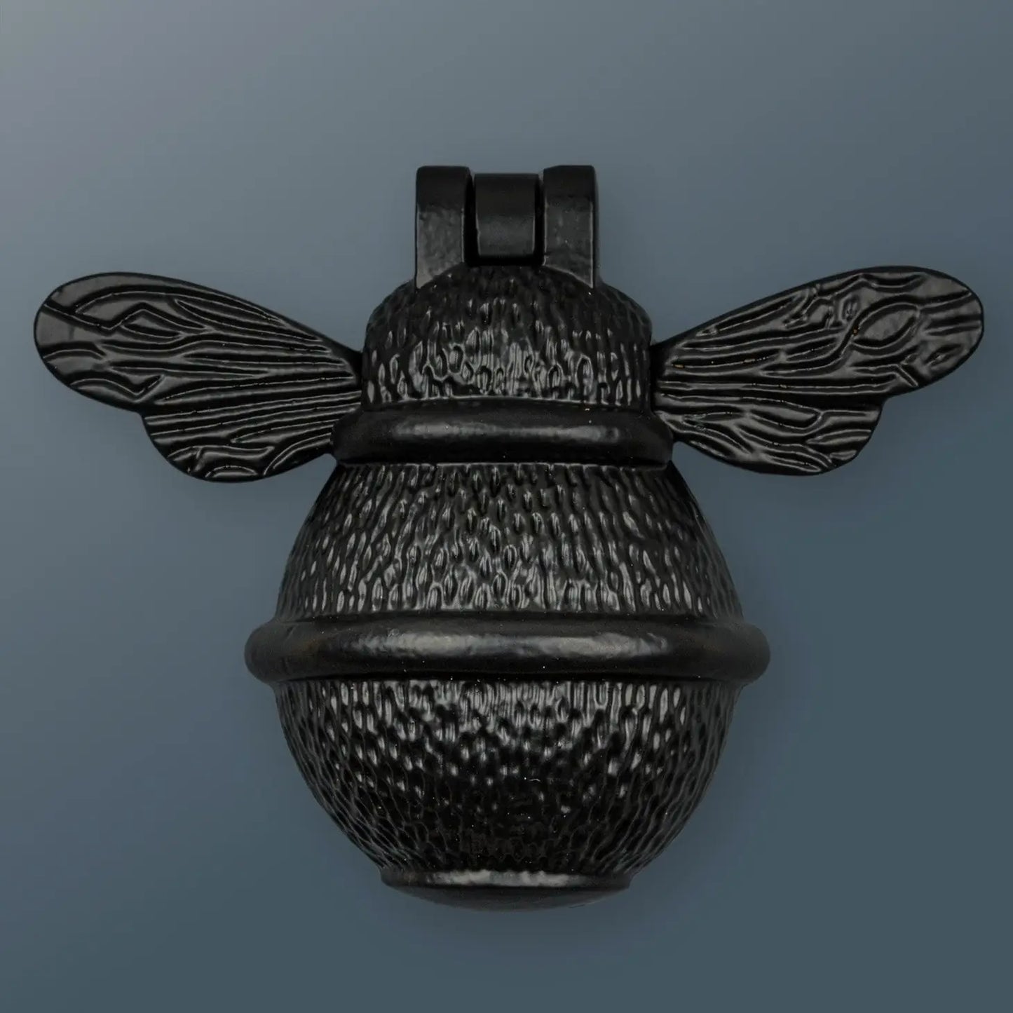Brass Bee Door Knocker - Black Finish