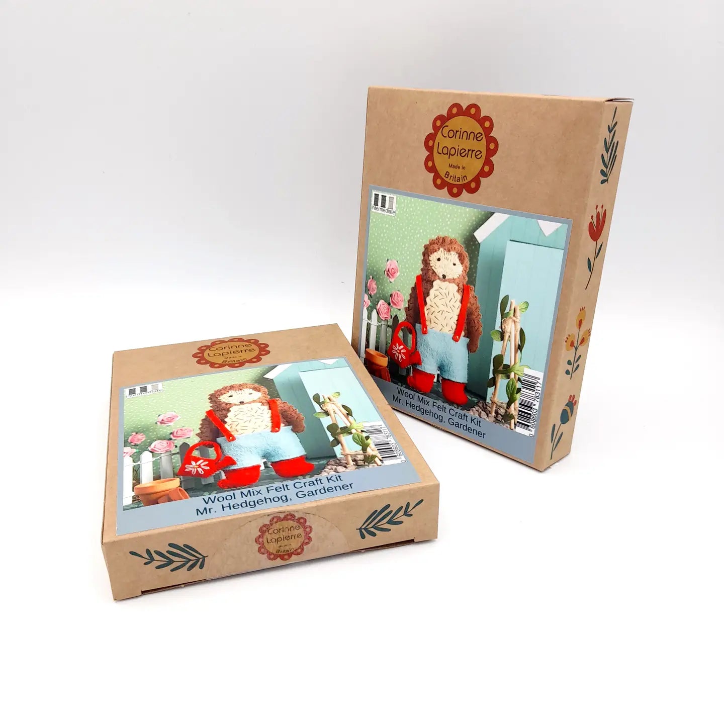 Mr. Hedgehog Gardener - Felt Craft Mini Kit