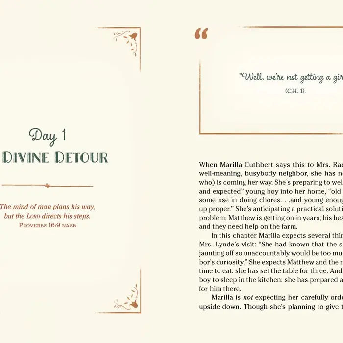 Anne of Green Gables Devotional