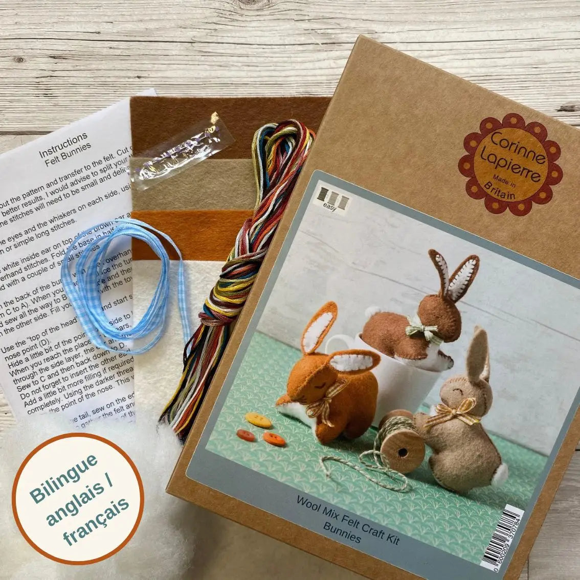 Bunnies - Felt Craft Kit