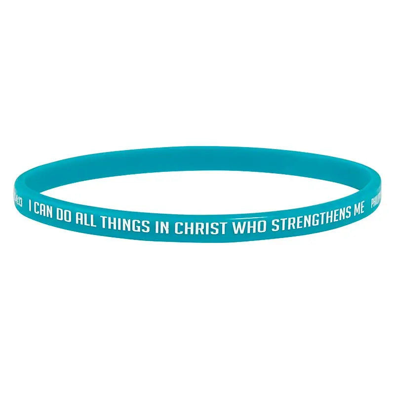 Silicone Bracelet Scripture 4pk