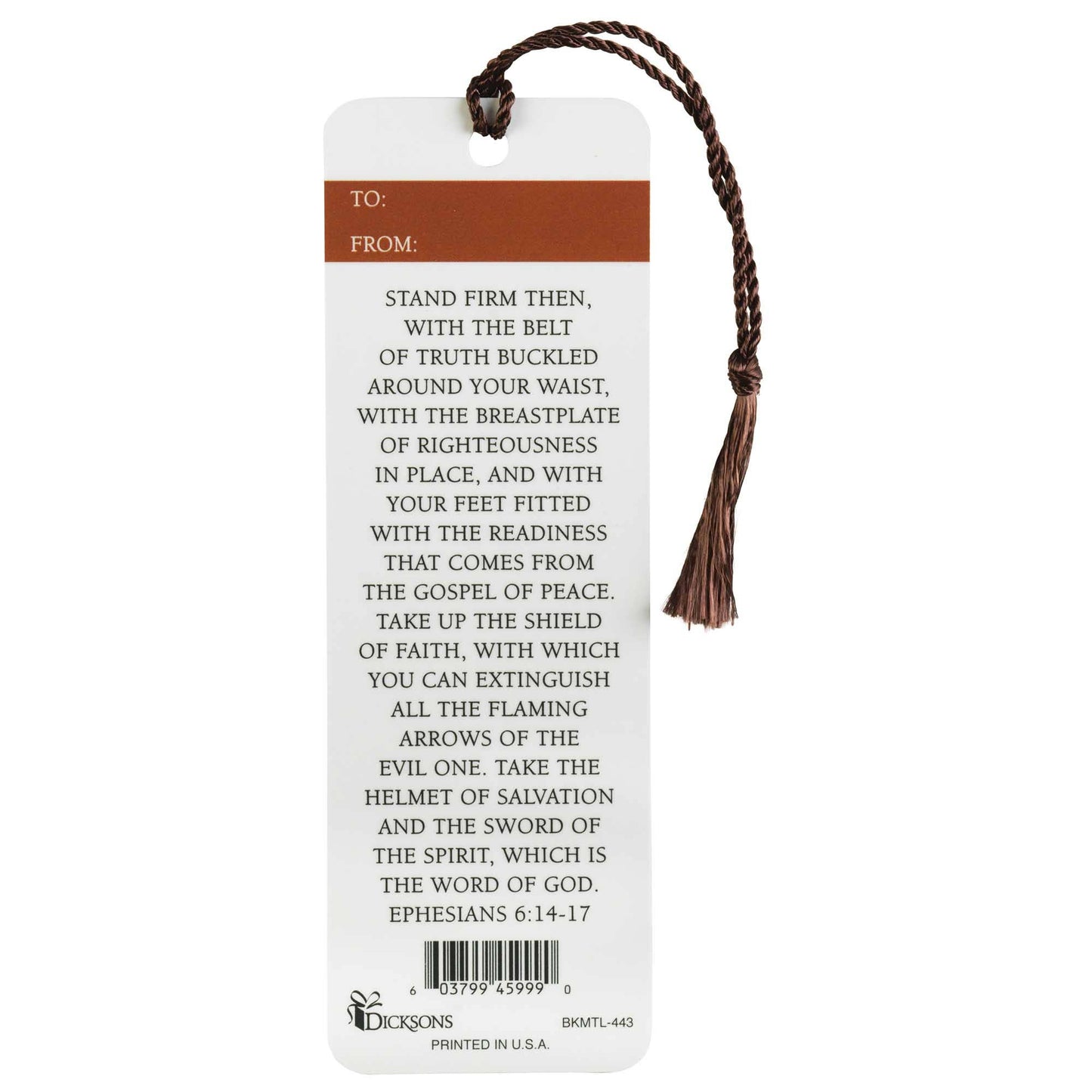 Tassel Bookmark | Full Armor Of God