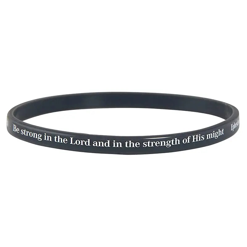 Silicone Bracelet Scripture 4pk