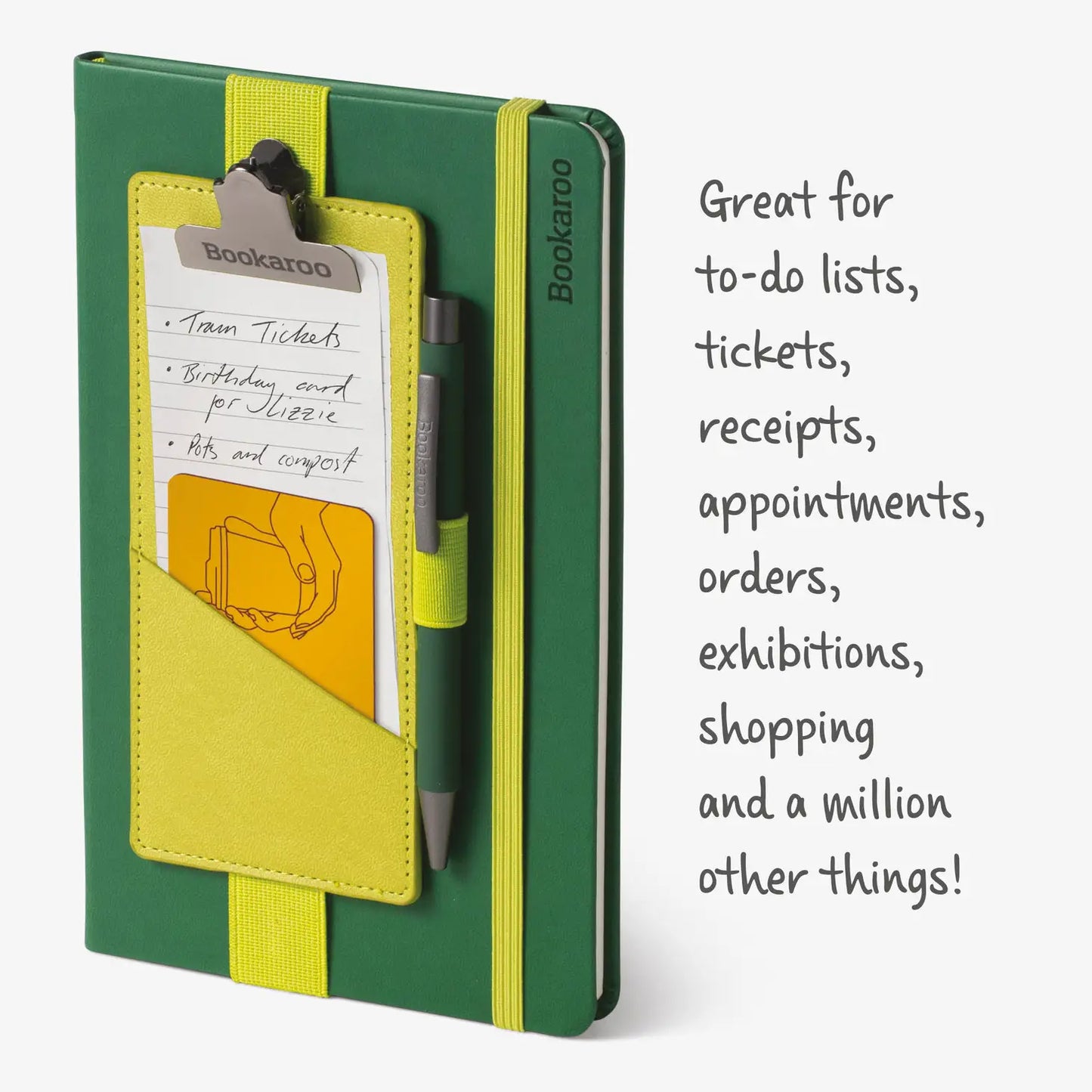 Bookaroo Clipboard for Notebooks - Cream