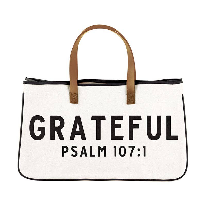 Canvas Tote - Grateful