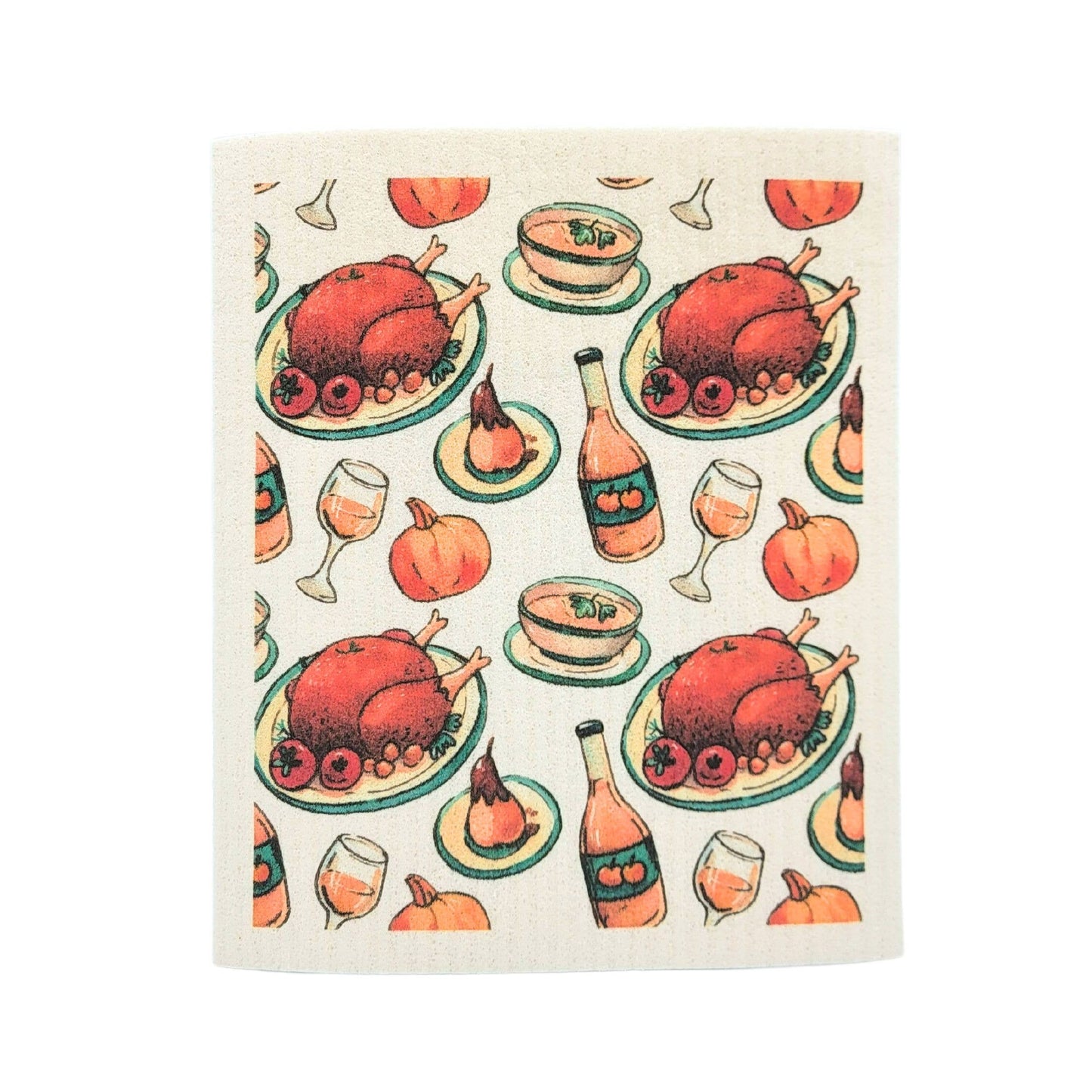 Thanksgiving Turkey - Swedish Dishcloth