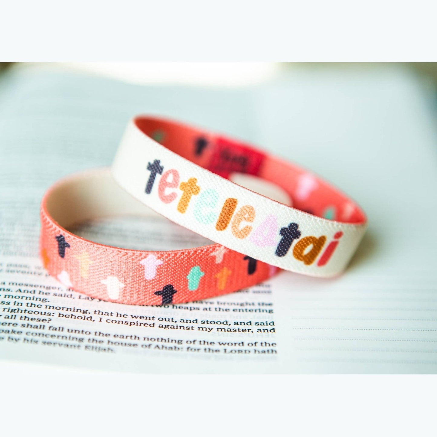 Tetelestai (It Is Finished) Stretchy Bracelet