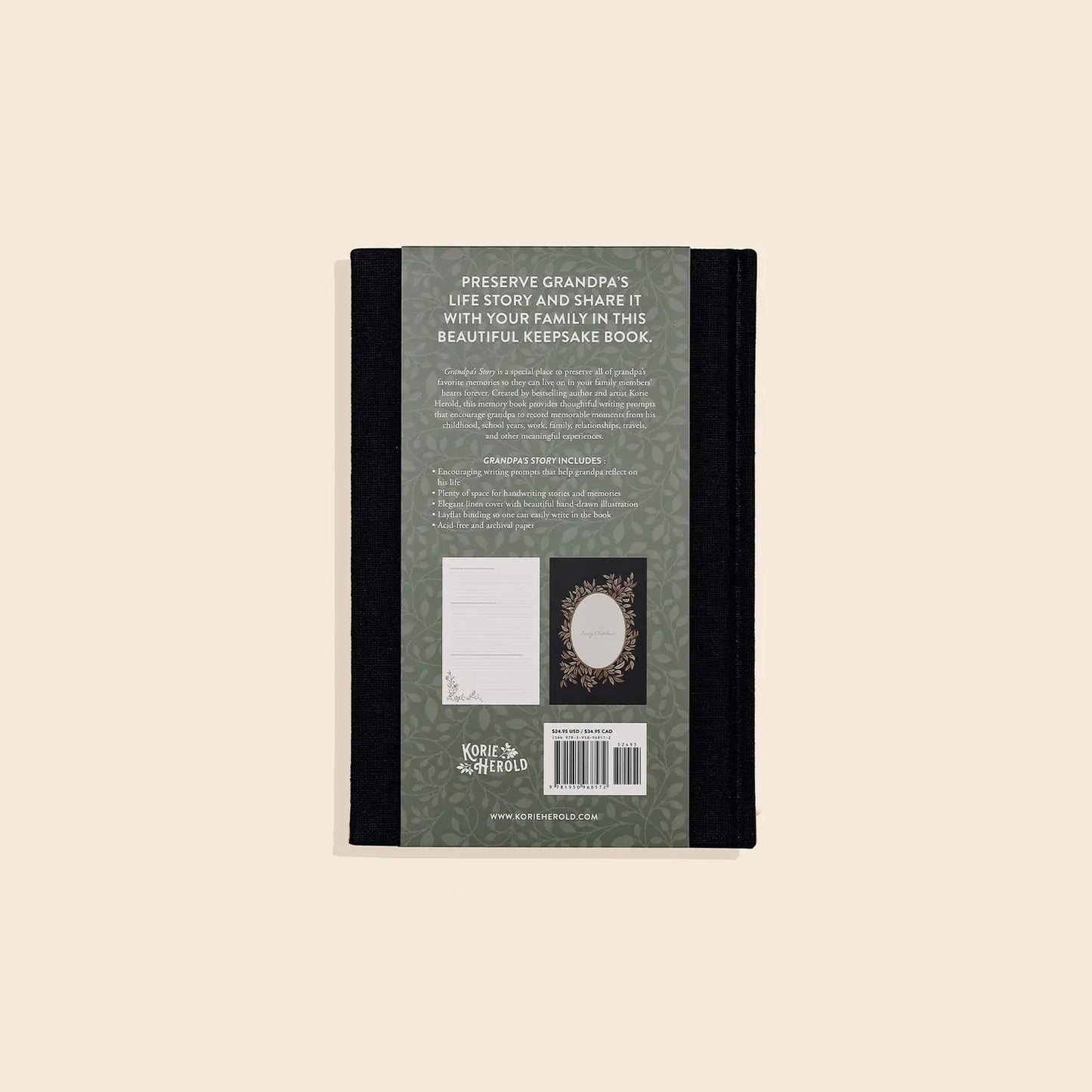 Grandpa's Story - A Memory and Keepsake Journal for My Family