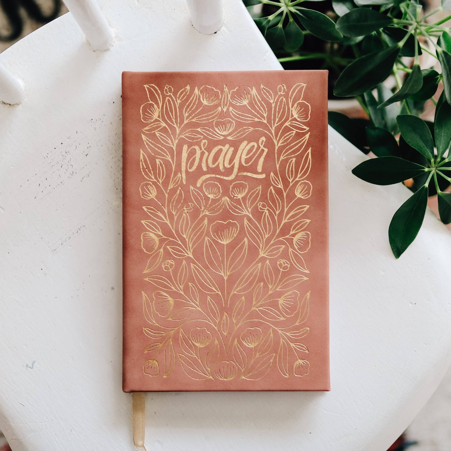Prayer Journal - Gold Foil & Floral