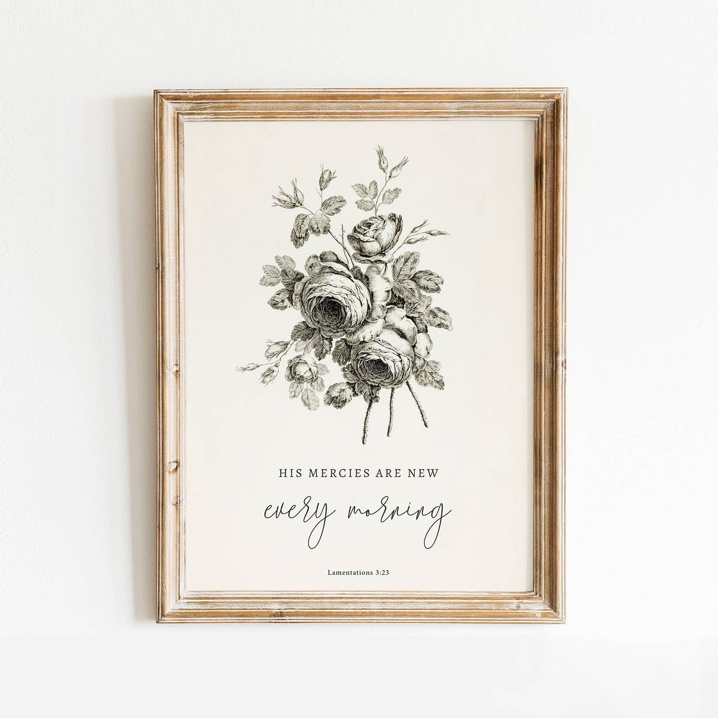 His Mercies Are New - Wall Art Print