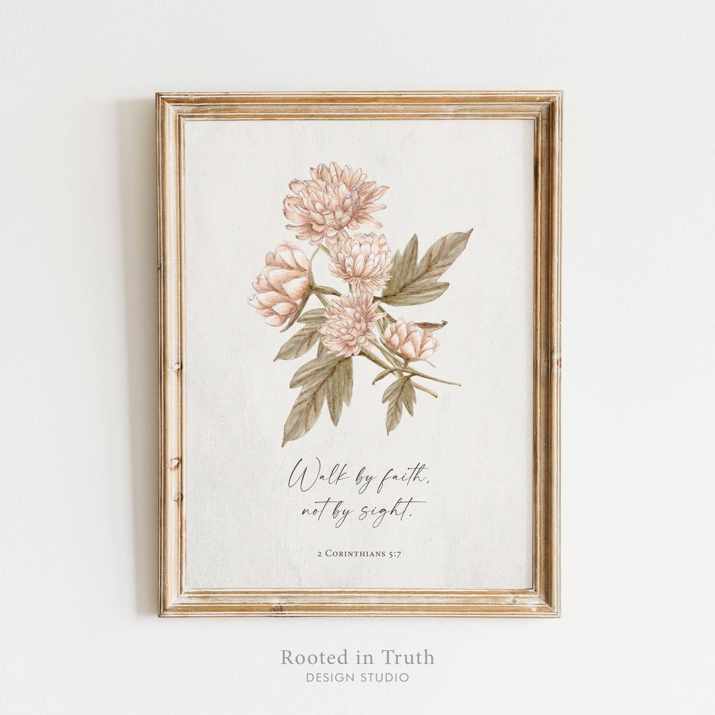 Walk By Faith - Wall Art Print