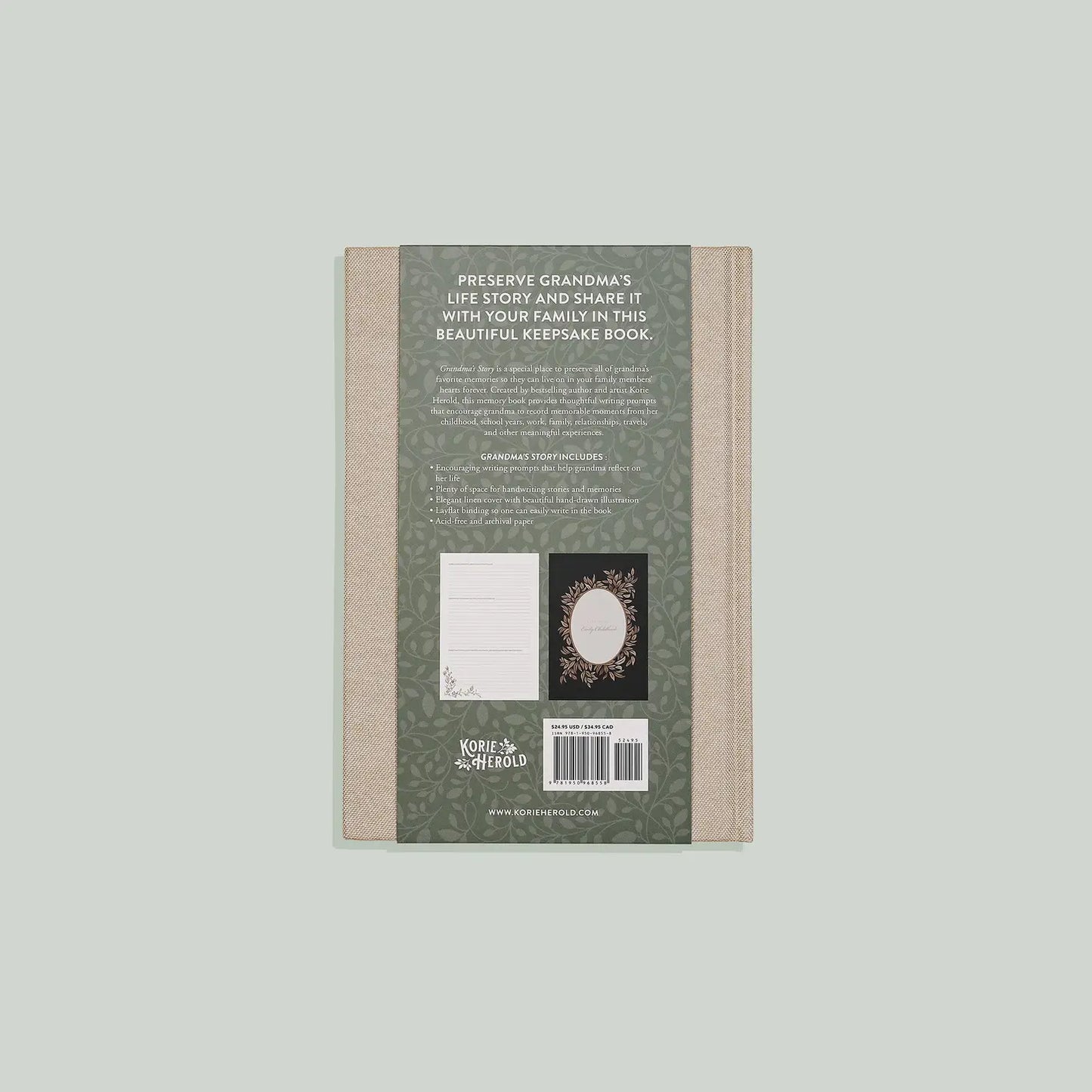 Grandma's Story - A Memory and Keepsake Journal for My Family