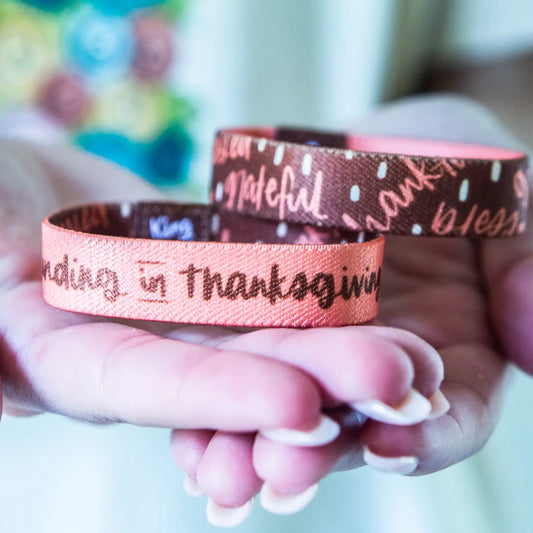 Abounding in Thanksgiving Stretchy Bracelet