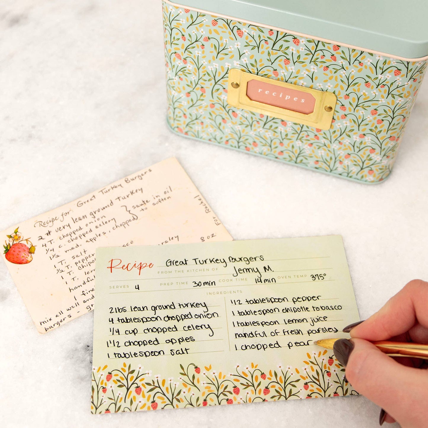 Strawberry Meadow Recipe Cards