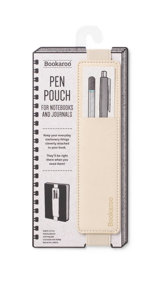 Bookaroo Pen Pouch: Cream