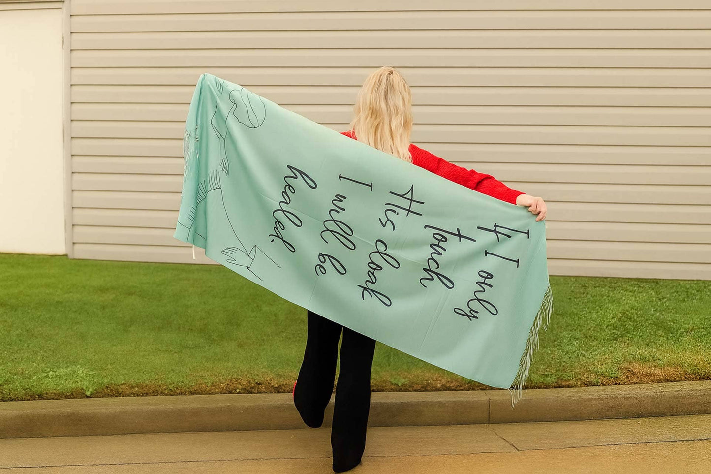 Shawl Fashion Prayer Touch The Robe