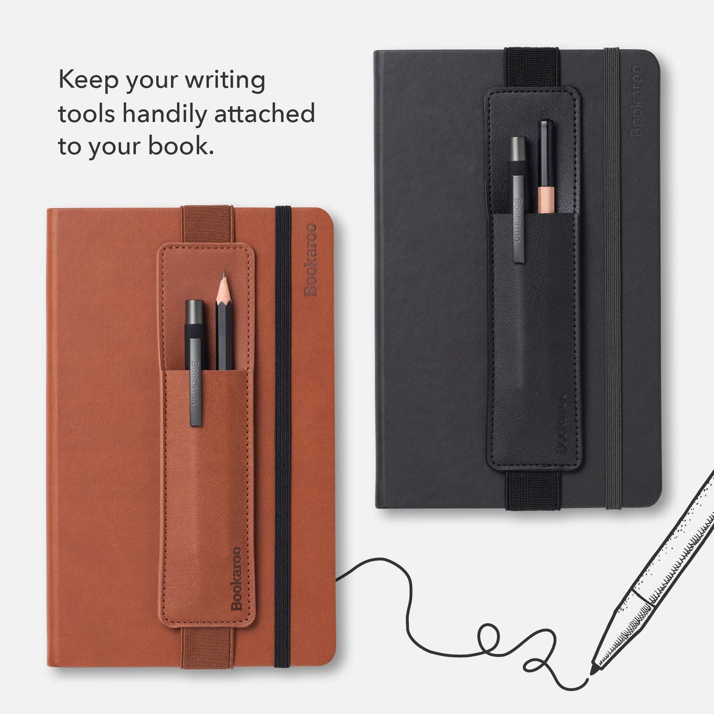 Bookaroo Pen Pouch: Blush