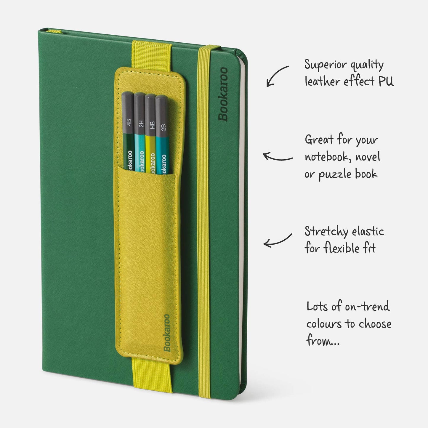 Bookaroo Pen Pouch: Brown