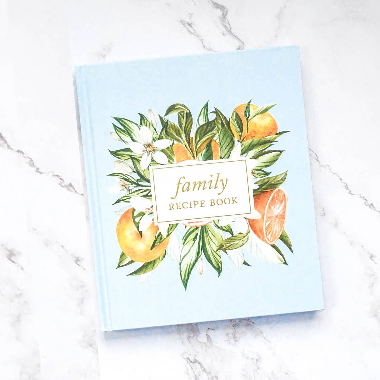 Family Recipe Book & Keepsake Journal | Christmas Gift: Cottage