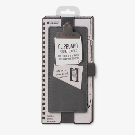 Bookaroo Clipboard for Notebooks - Charcoal