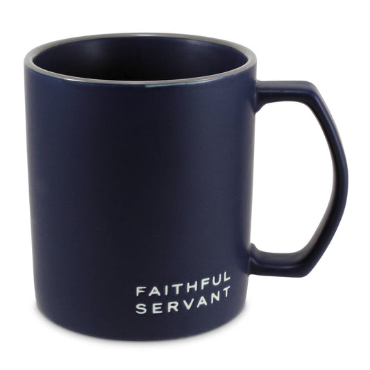Faithful Servant Mug - Navy Blue
