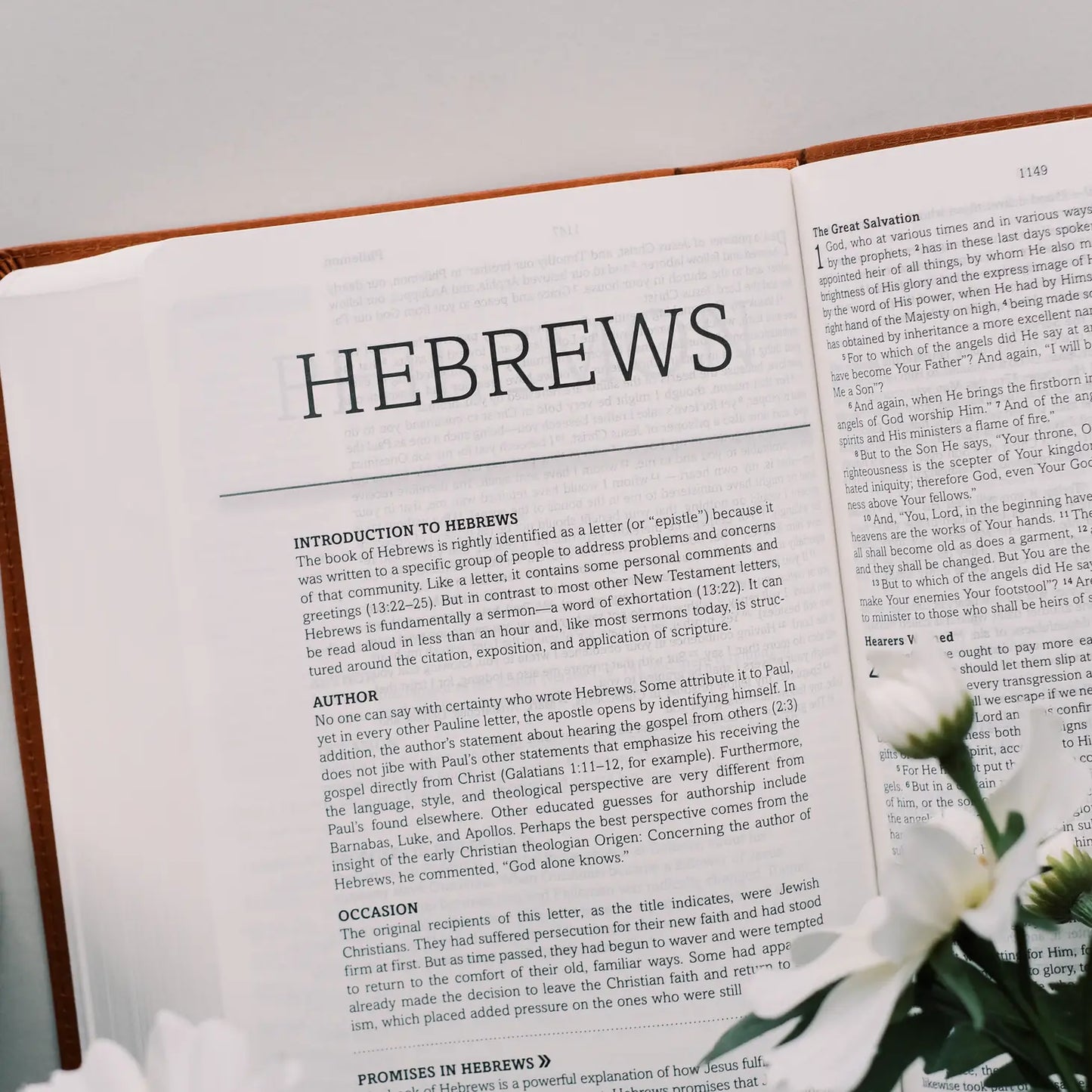 The Holy Bible: SKJV [Chestnut Floral]