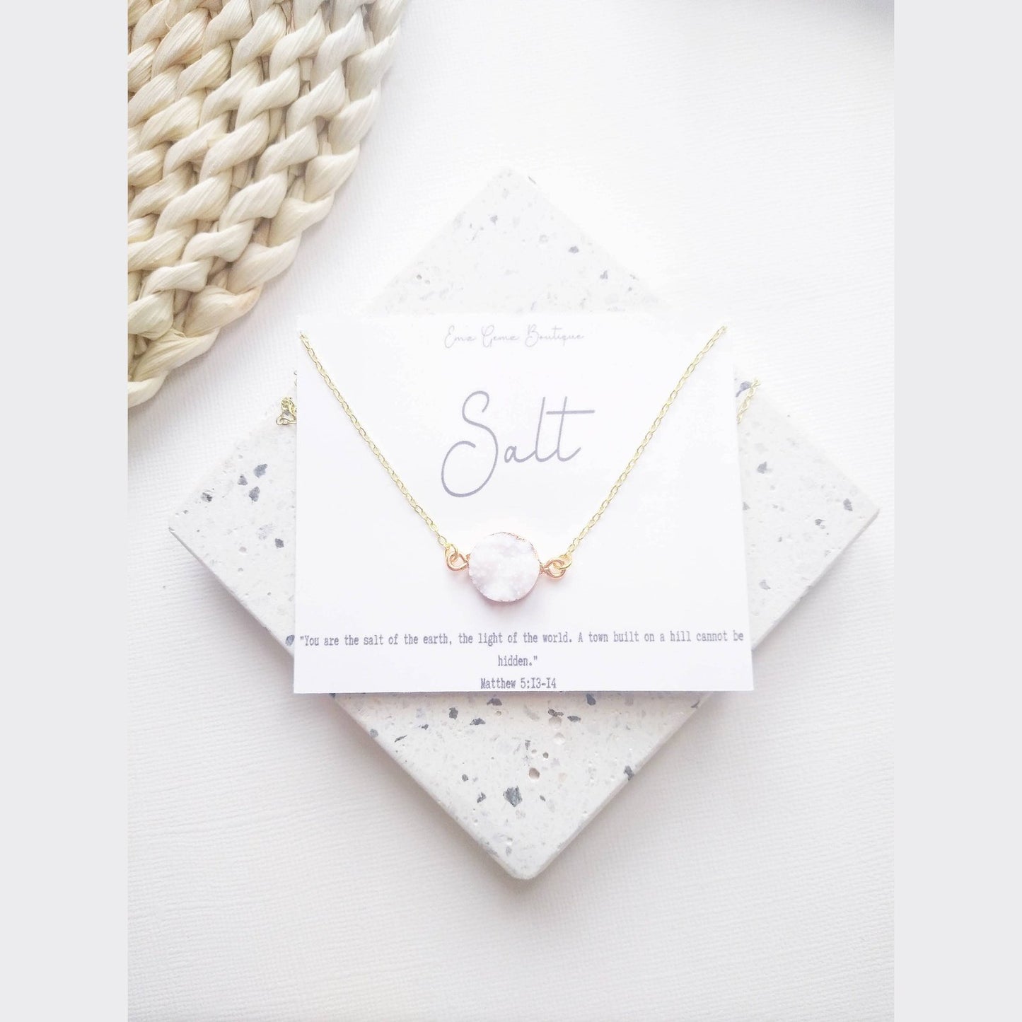 The Salt Necklace - Gold Plated
