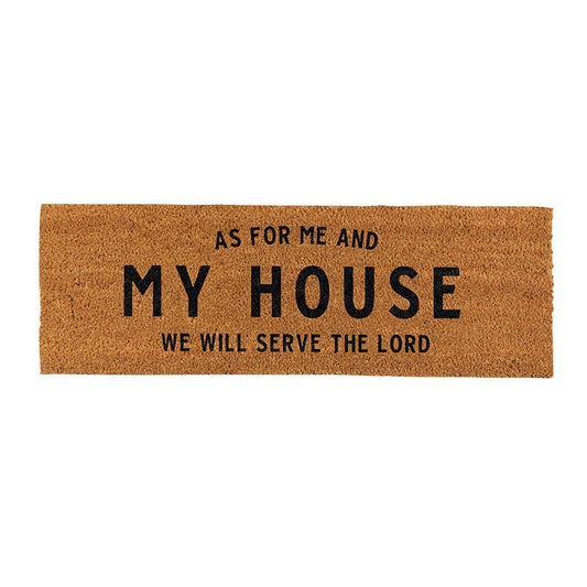 Door Mat - As For Me & My House