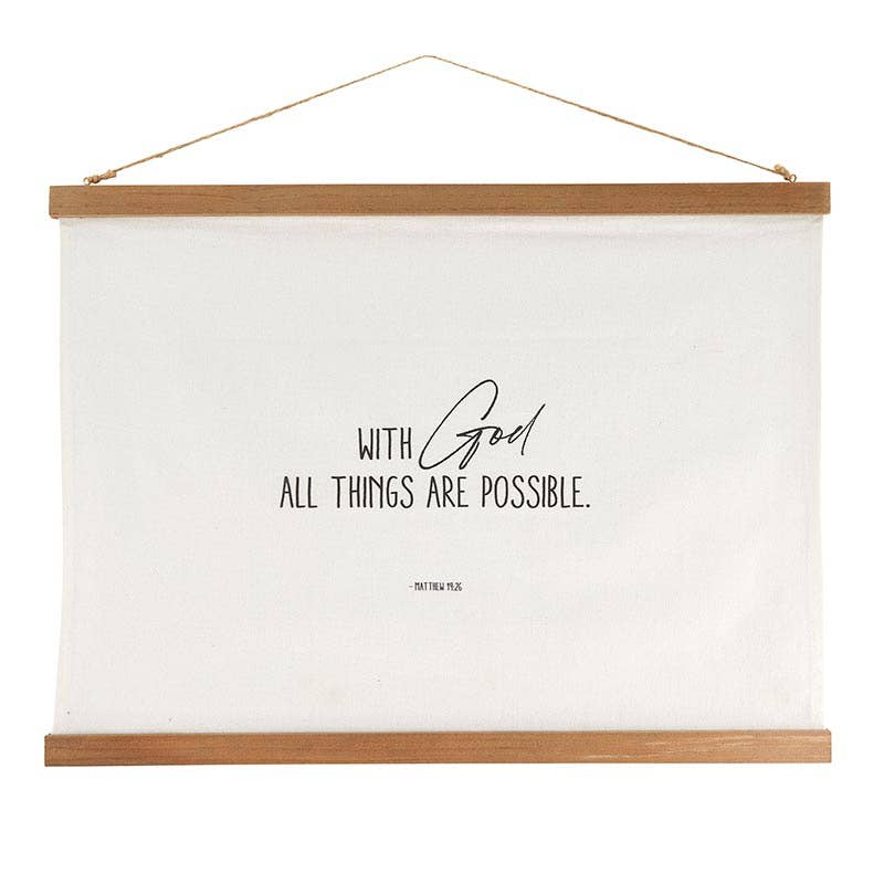 Wall Banner - Wood Framed Art