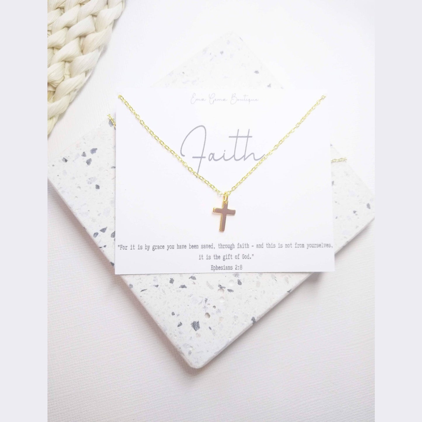 The Faith Necklace - Gold Plated