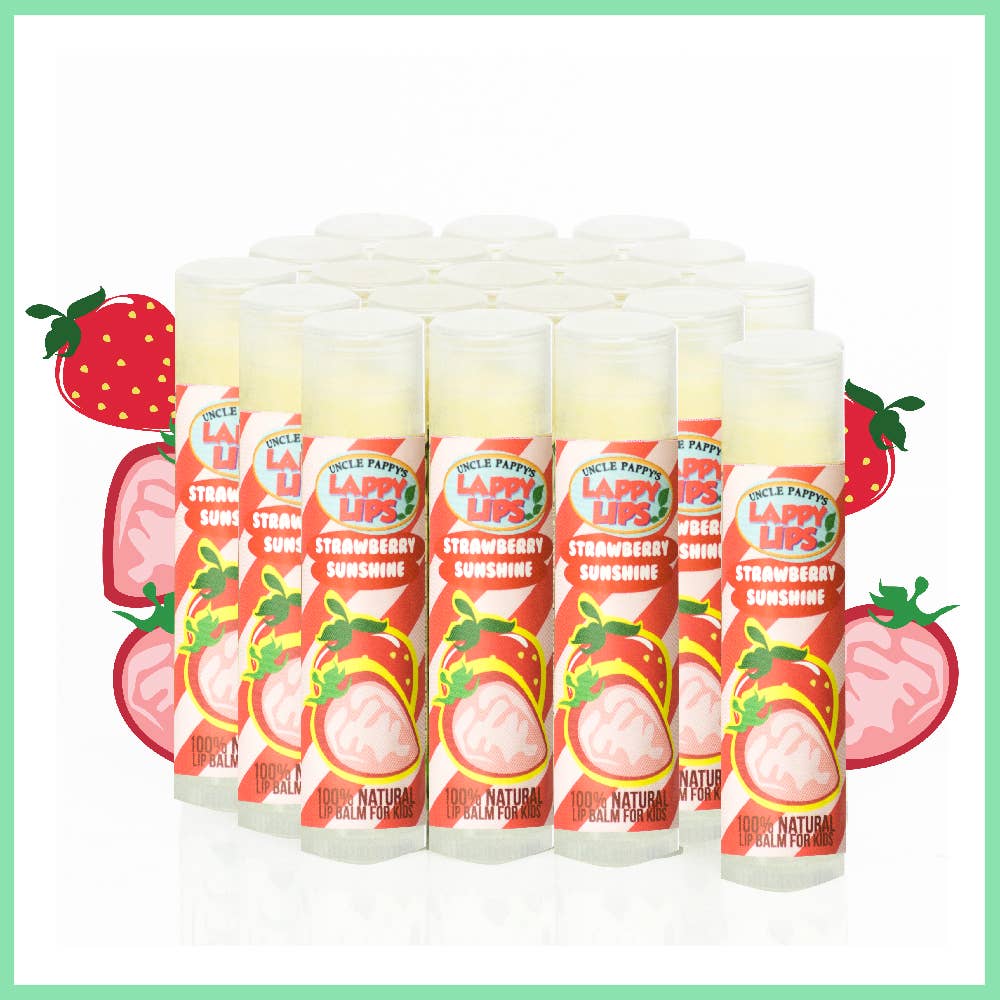 Strawberry Sunshine  - Lappy Lips - Kids lip Balm