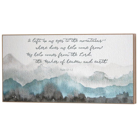 I Lift My Eyes Ps.121:1-2 Wall Art