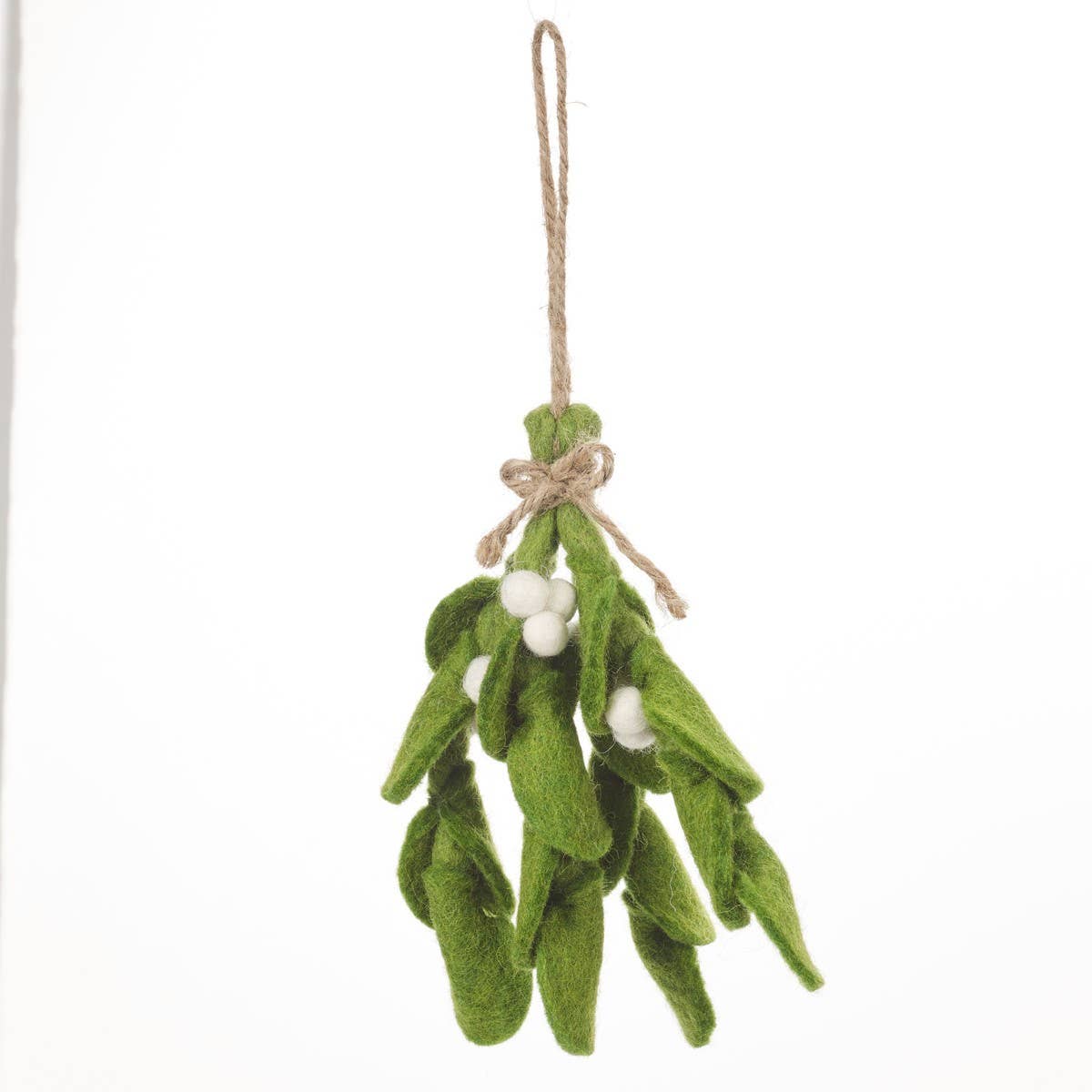 Handmade - Felted Mistletoe Sprig