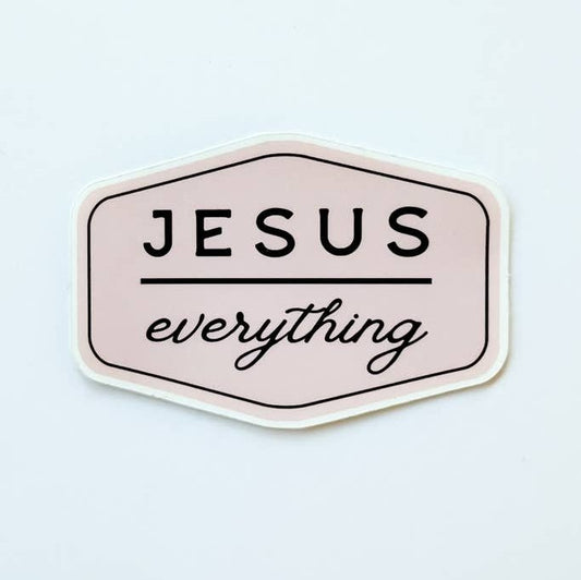 Jesus Over Everything Decal