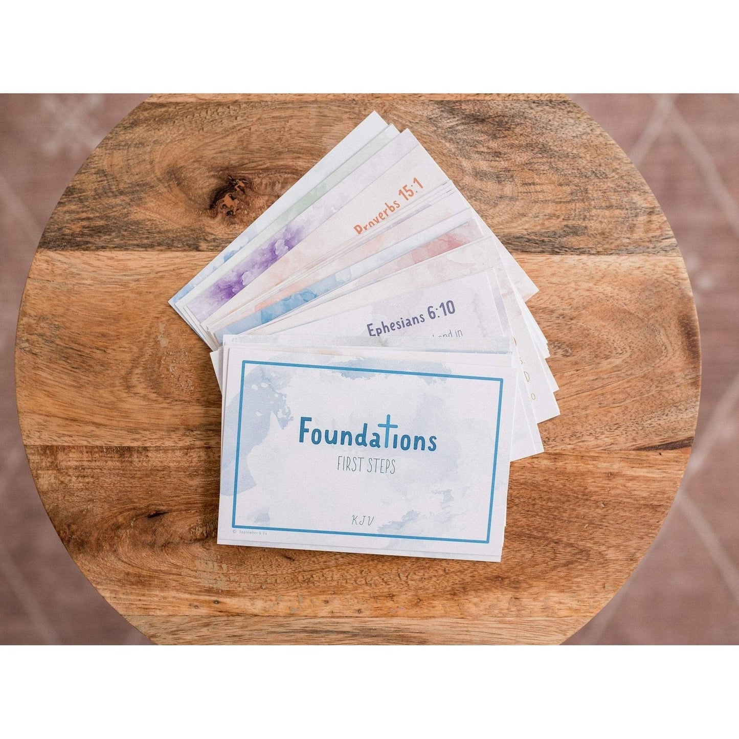 Foundations First Step Memory Verse Cards