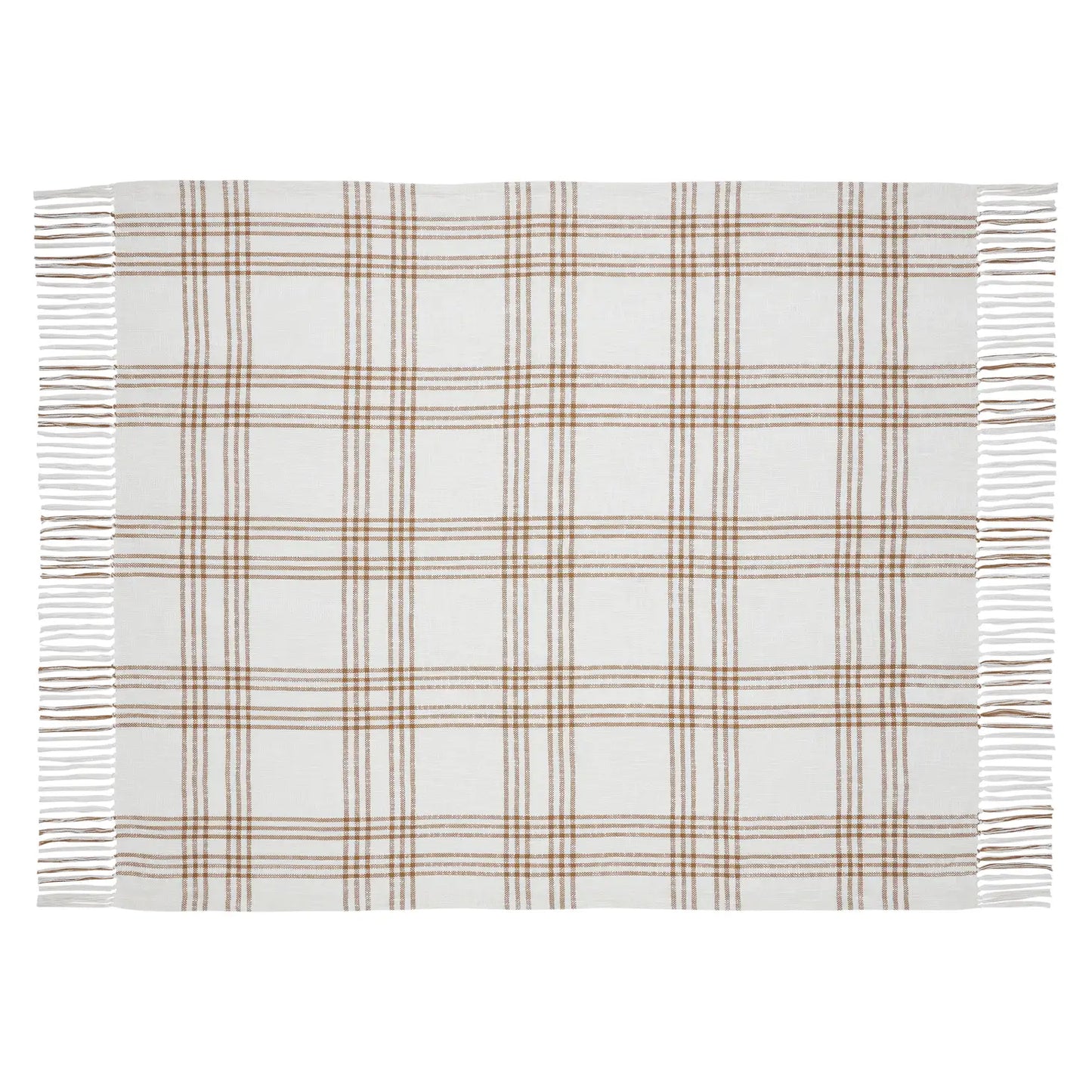 Wheat Plaid - Woven Throw