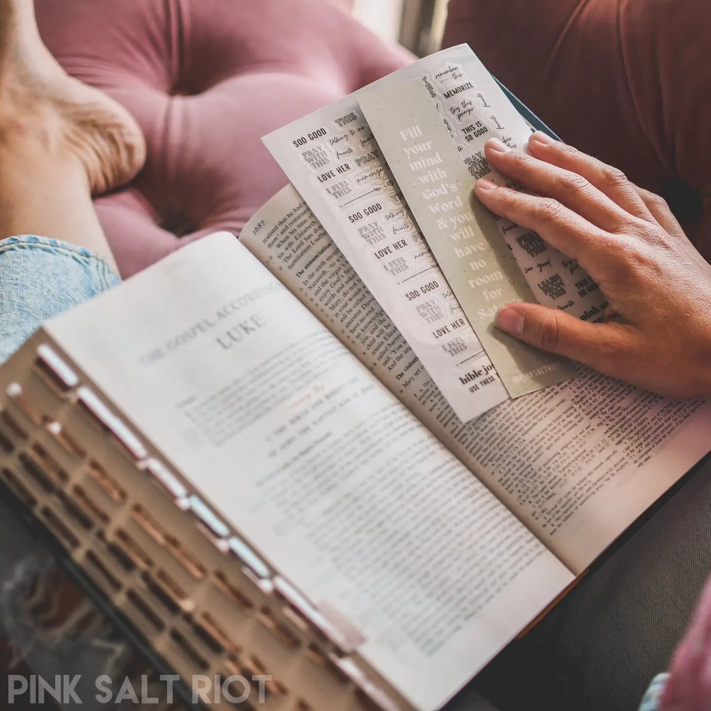 Bible Journaling Sticker Sheet