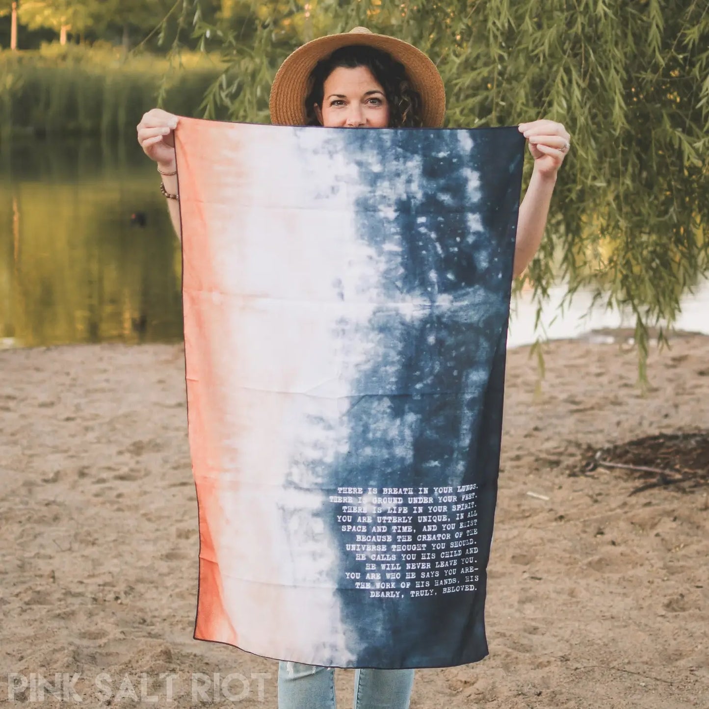 Breath in Your Lungs Tie Dye Tapestry
