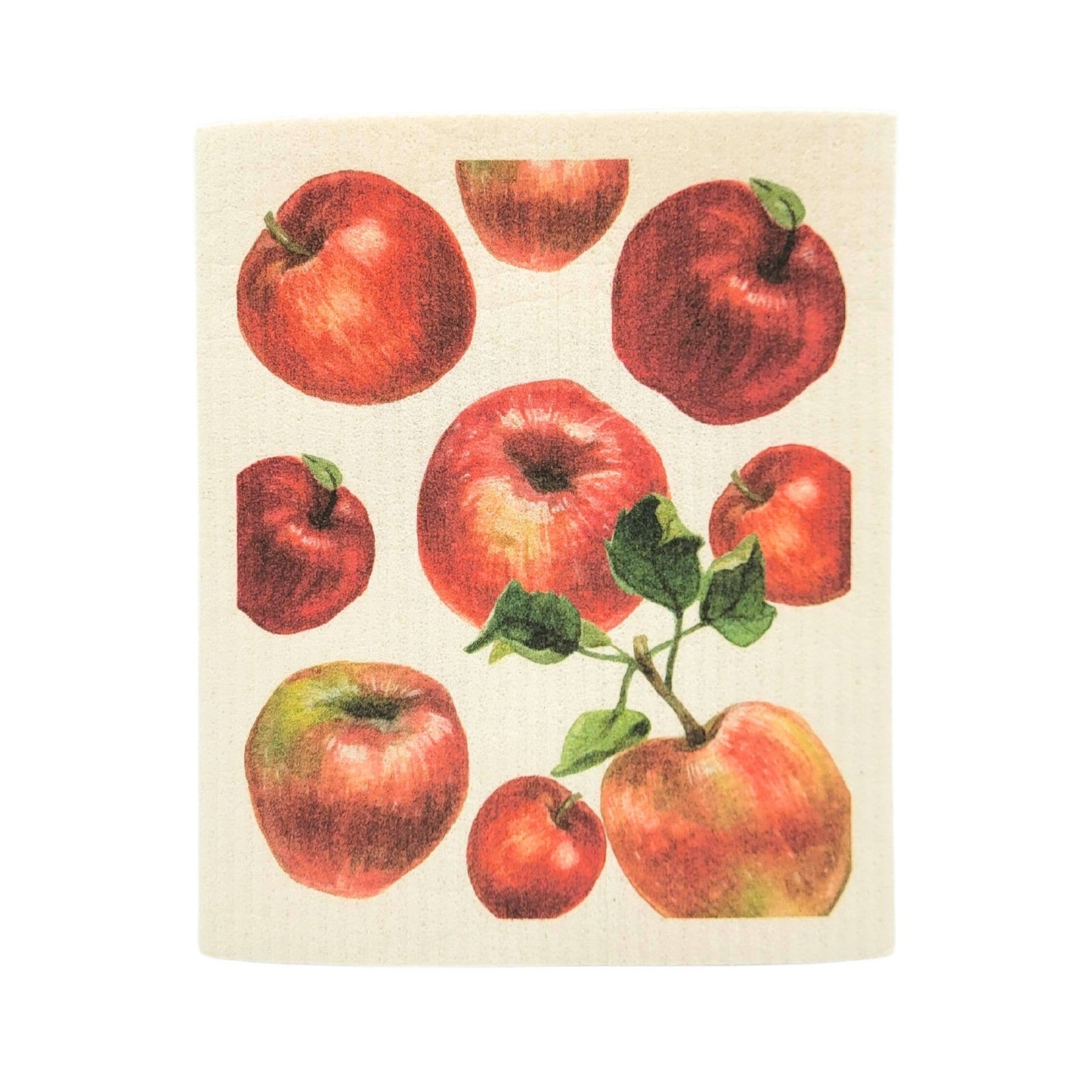 Apple Pattern - Swedish Dishcloth