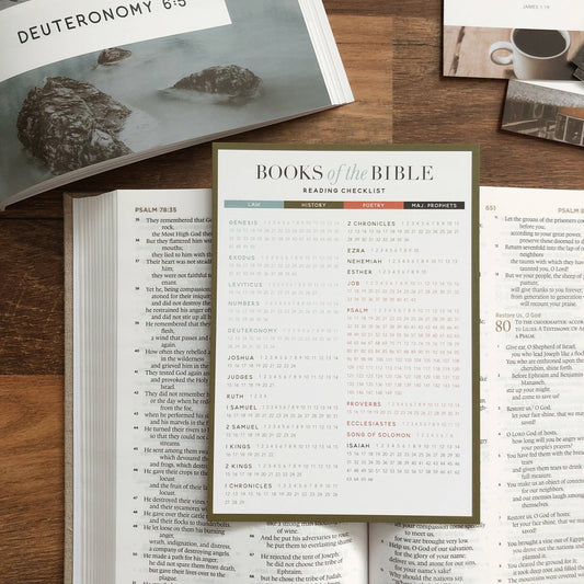 Books of the Bible Reading Checklist