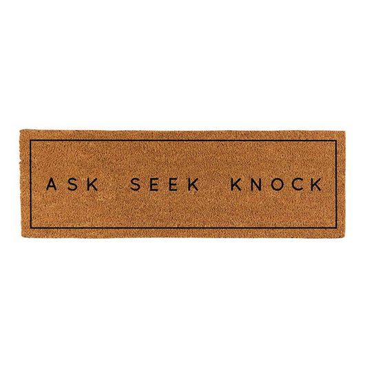 Door Mat - Ask Seek Knock