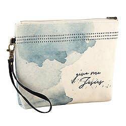 Give Me Jesus Watercolor Pouch